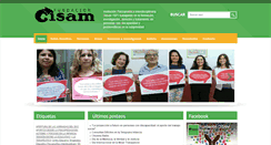 Desktop Screenshot of fundacioncisam.org